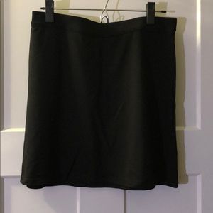 black skirt
